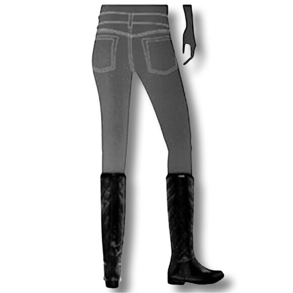 Tommy Hilfiger Women's Vintage Black Rain Boot • Size 6 - Picture 4 of 14